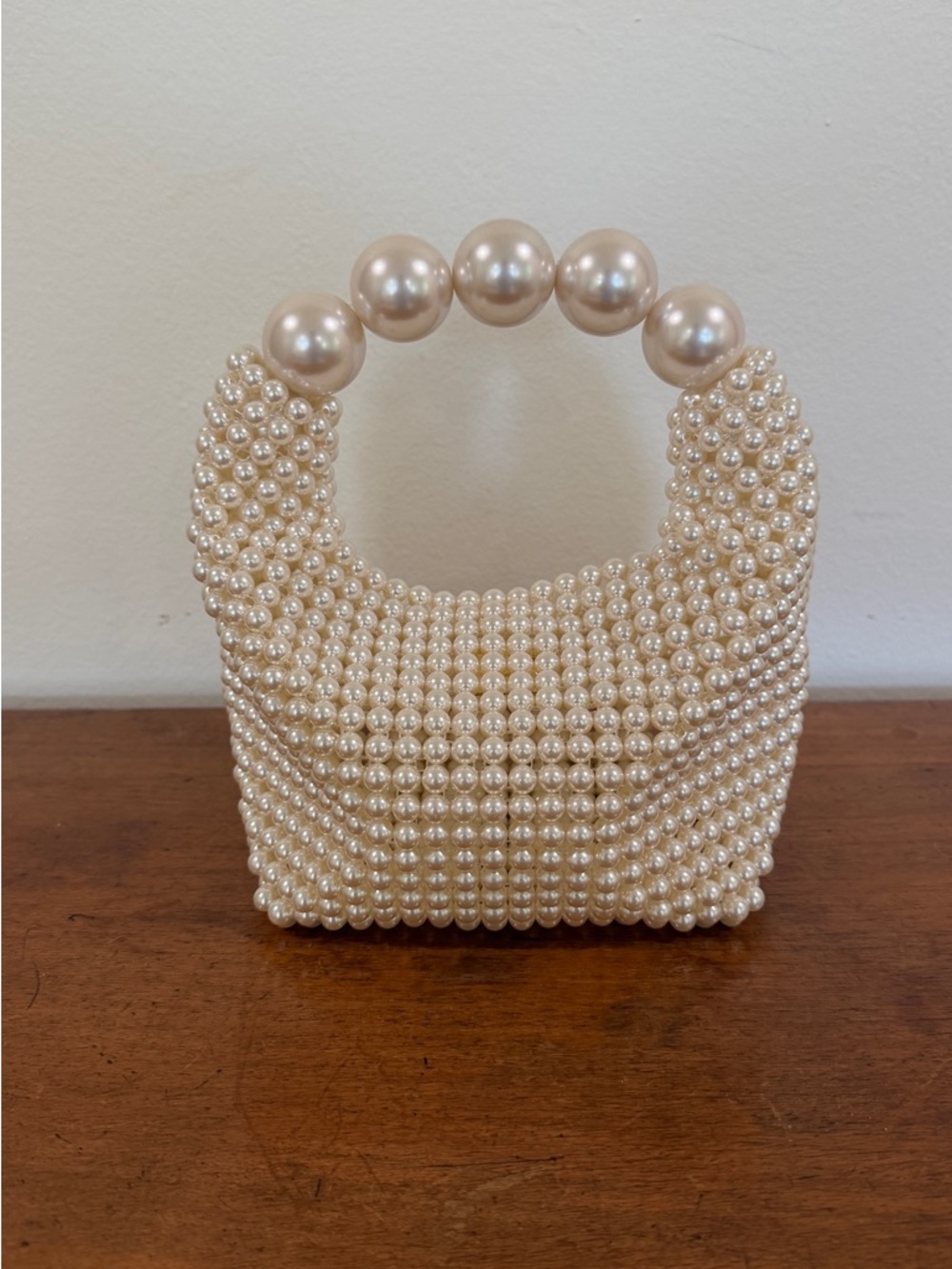 Vanina Nuite Blanche Bag - Pearl Evening Purse